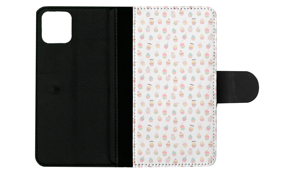 FLIP CASE FOR APPLE IPHONE|CUPCAKE PATTERN - Foto 107 di 193