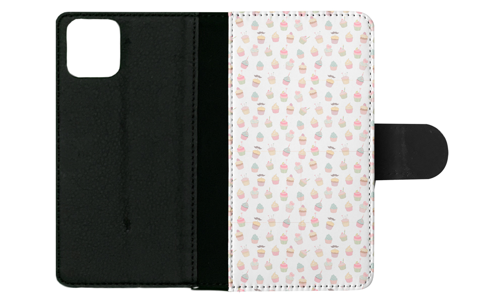 FLIP CASE FOR APPLE IPHONE|CUPCAKE PATTERN - Foto 102 di 193