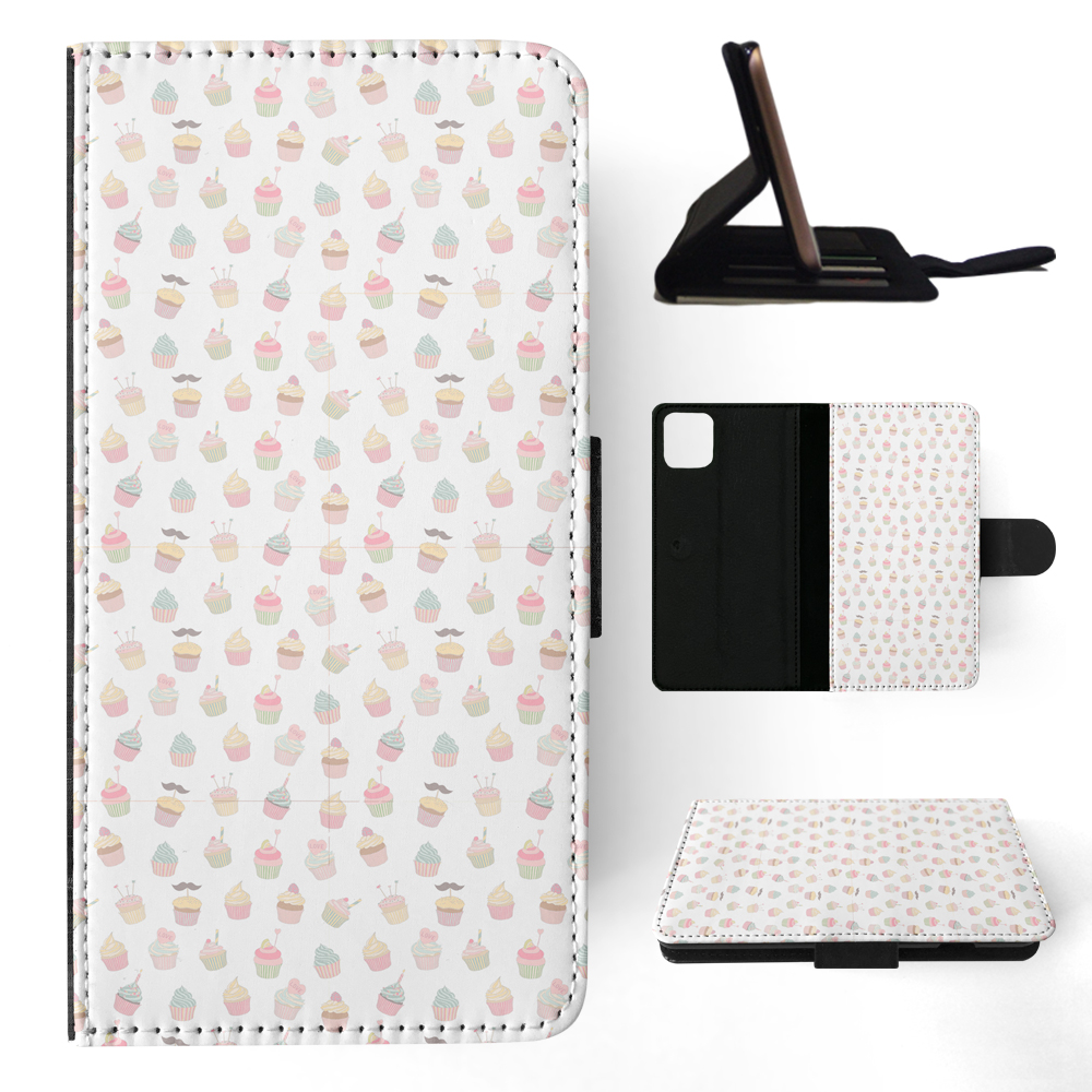 FLIP CASE FOR APPLE IPHONE|CUPCAKE PATTERN - Foto 94 di 193