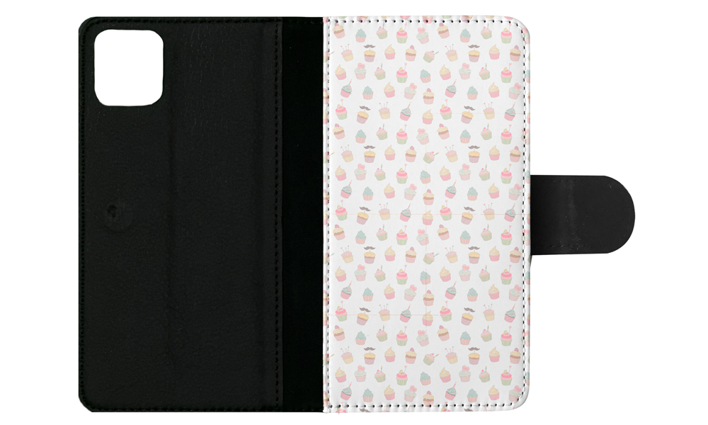 FLIP CASE FOR APPLE IPHONE|CUPCAKE PATTERN - Foto 97 di 193