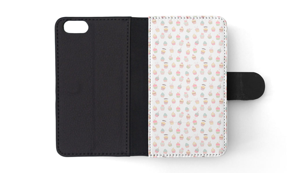 FLIP CASE FOR APPLE IPHONE|CUPCAKE PATTERN - Foto 172 di 193