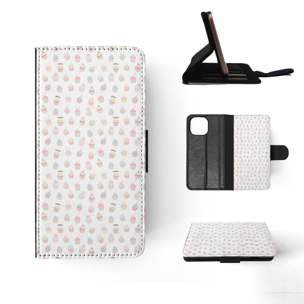 FLIP CASE FOR APPLE IPHONE|CUPCAKE PATTERN - Foto 81 di 193