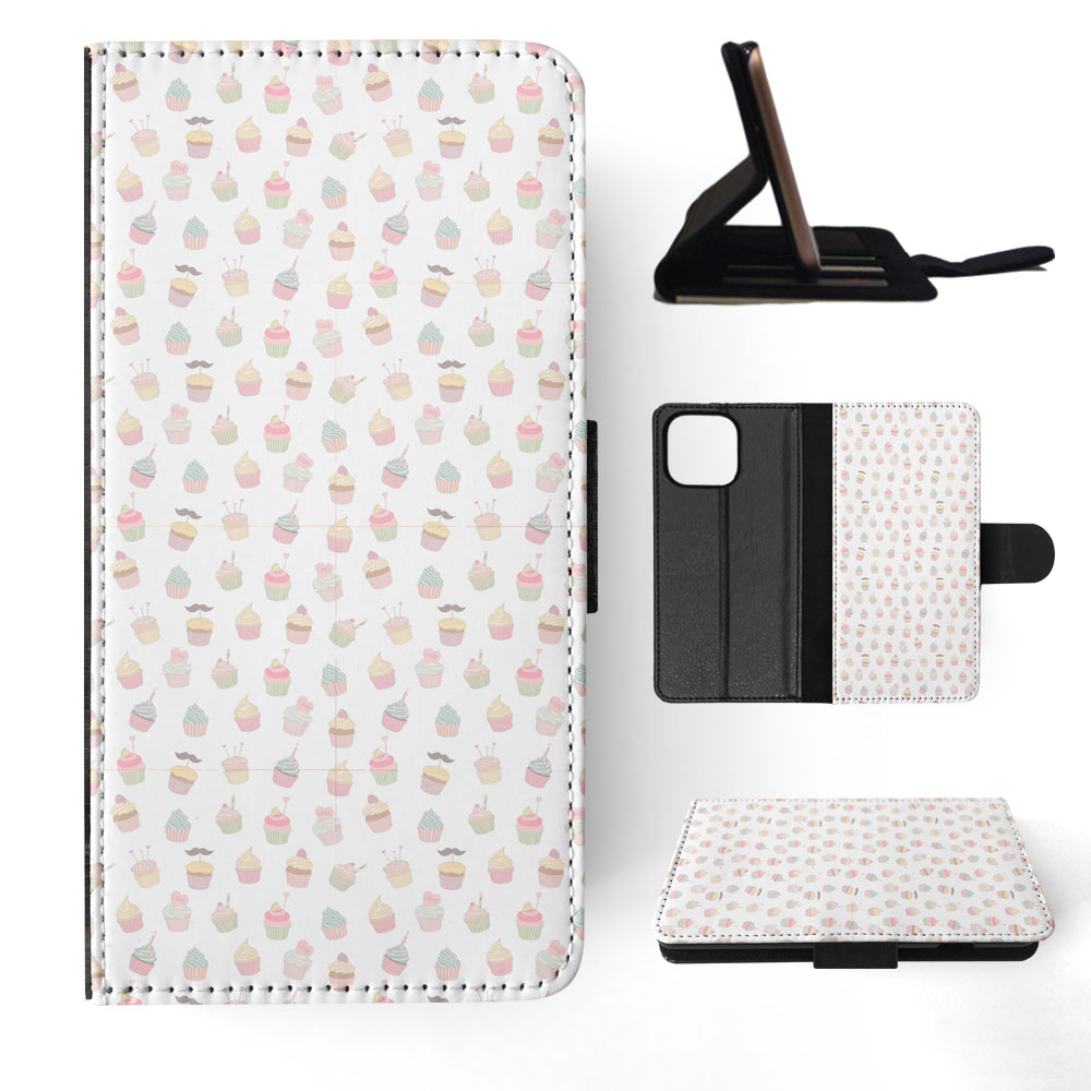 FLIP CASE FOR APPLE IPHONE|CUPCAKE PATTERN - Foto 66 di 193