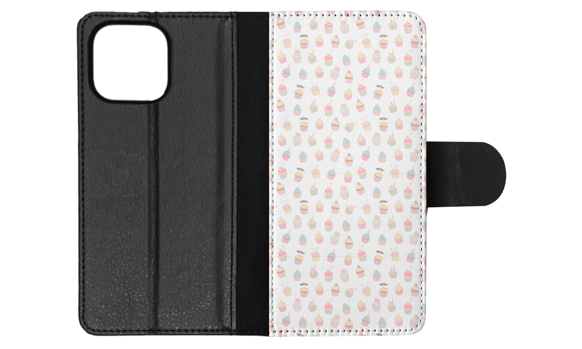 FLIP CASE FOR APPLE IPHONE|CUPCAKE PATTERN - Foto 69 di 193