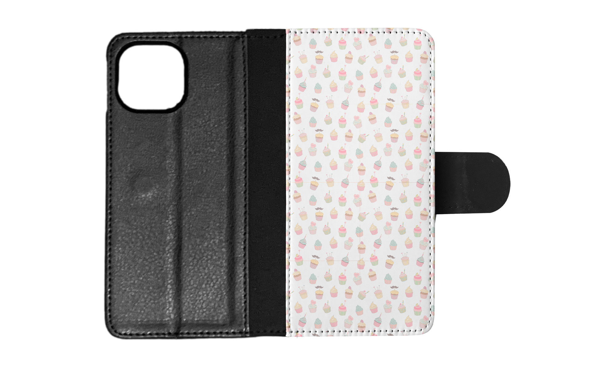 FLIP CASE FOR APPLE IPHONE|CUPCAKE PATTERN - Foto 64 di 193