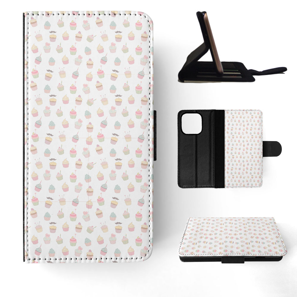 FLIP CASE FOR APPLE IPHONE|CUPCAKE PATTERN - Foto 51 di 193