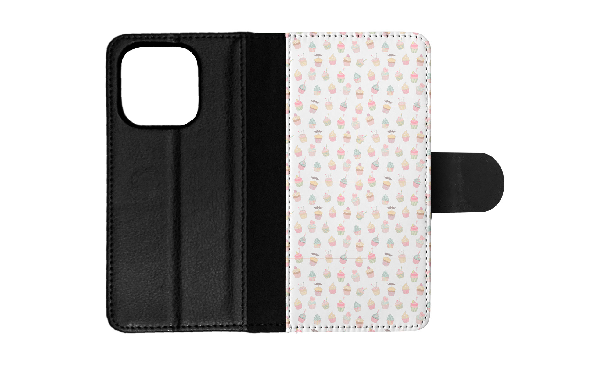 FLIP CASE FOR APPLE IPHONE|CUPCAKE PATTERN - Foto 54 di 193