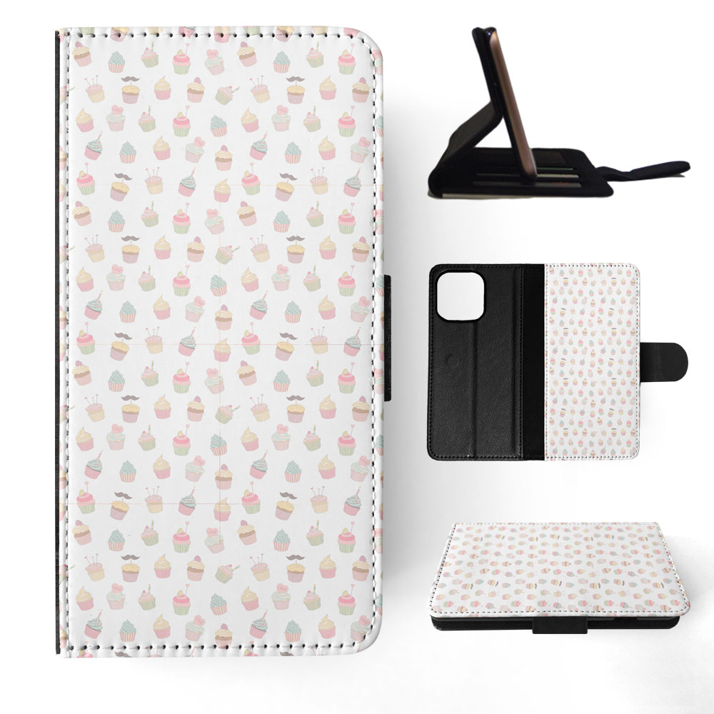 FLIP CASE FOR APPLE IPHONE|CUPCAKE PATTERN - Foto 46 di 193