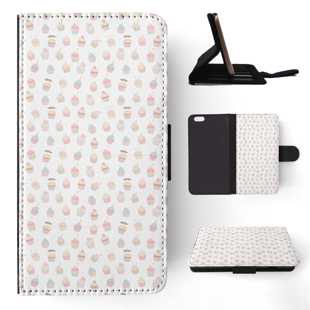 FLIP CASE FOR APPLE IPHONE|CUPCAKE PATTERN - Foto 149 di 193