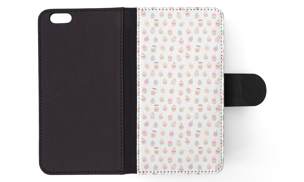 FLIP CASE FOR APPLE IPHONE|CUPCAKE PATTERN - Foto 152 di 193