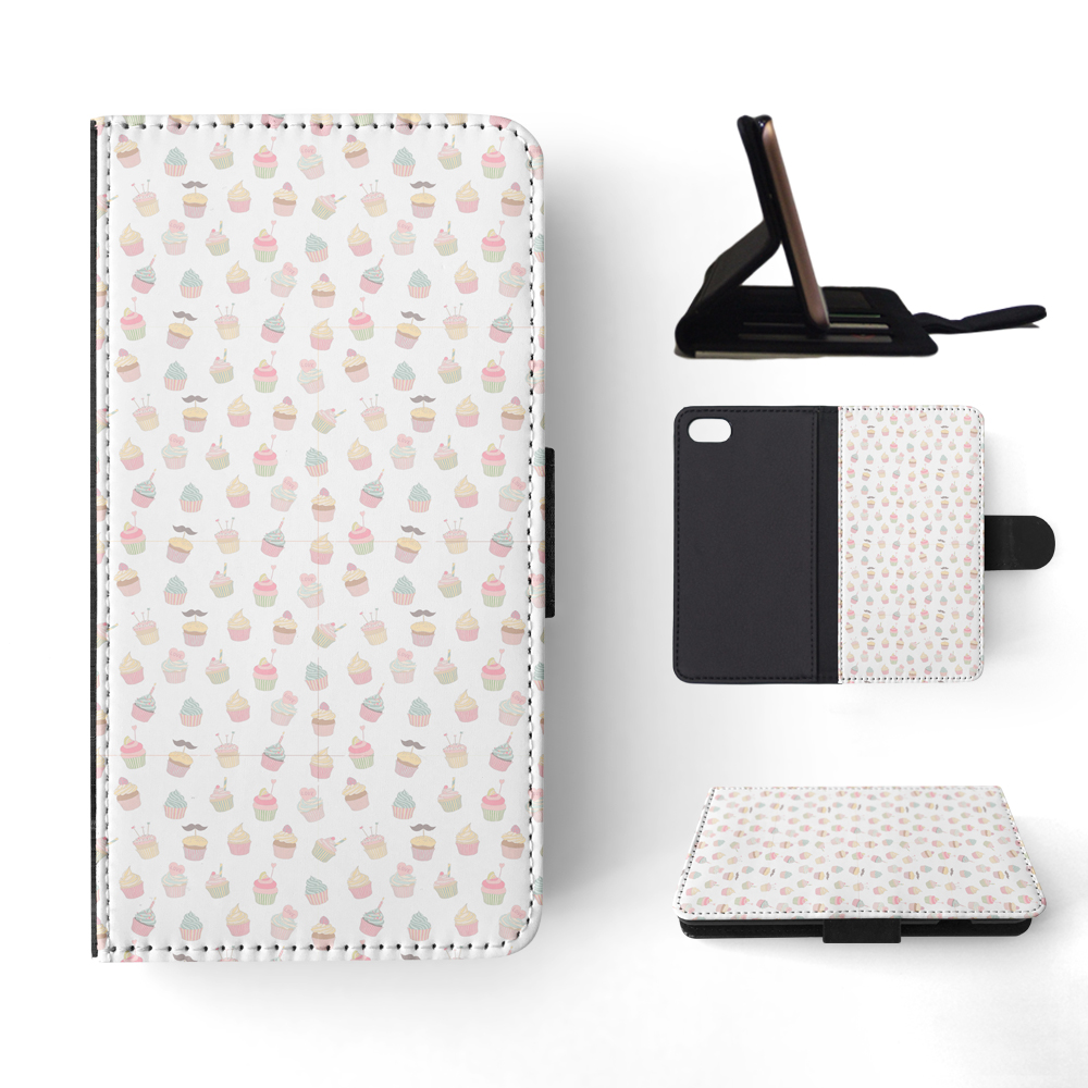FLIP CASE FOR APPLE IPHONE|CUPCAKE PATTERN - Foto 134 di 193