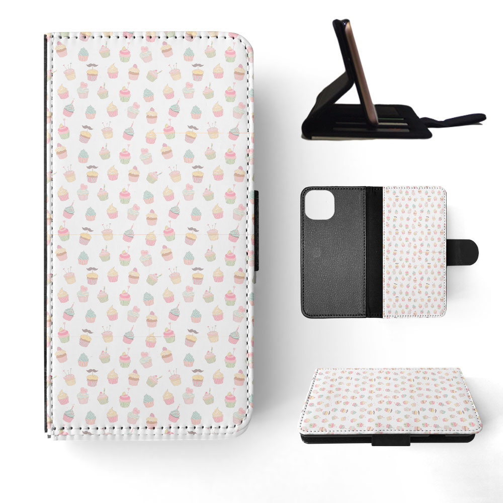 FLIP CASE FOR APPLE IPHONE|CUPCAKE PATTERN - Foto 41 di 193