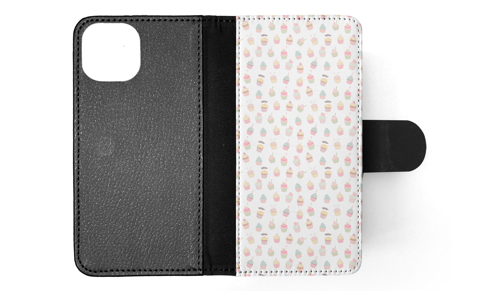 FLIP CASE FOR APPLE IPHONE|CUPCAKE PATTERN - Foto 44 di 193