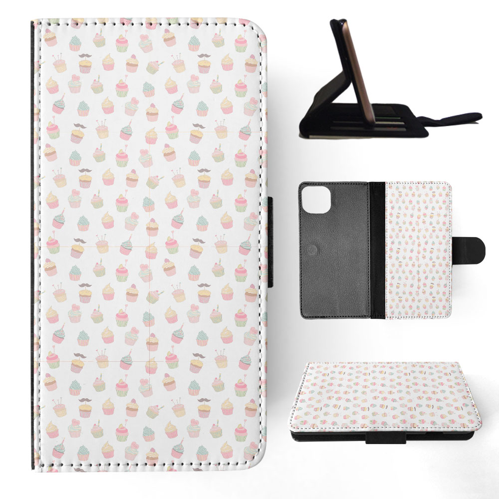 FLIP CASE FOR APPLE IPHONE|CUPCAKE PATTERN - Foto 36 di 193