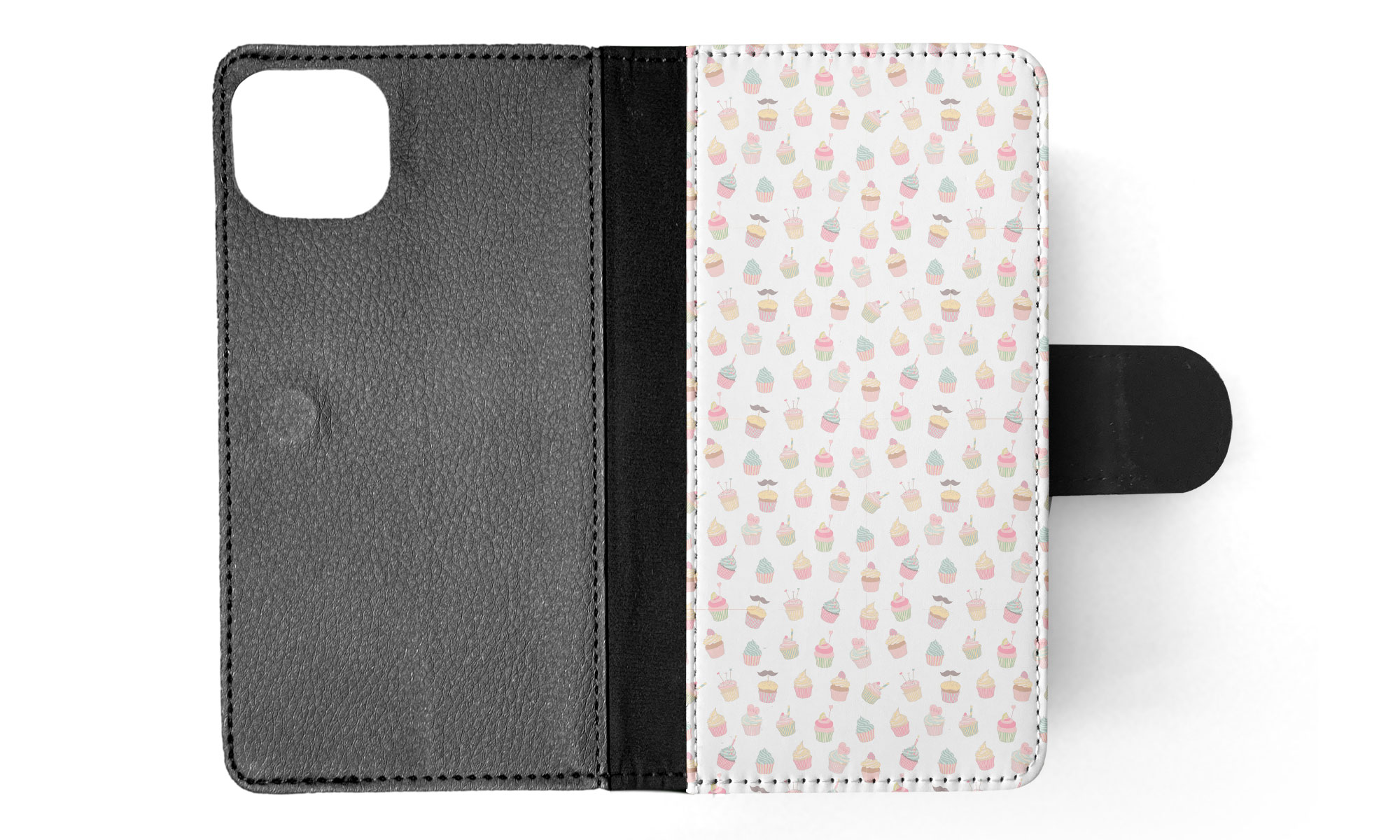 FLIP CASE FOR APPLE IPHONE|CUPCAKE PATTERN - Foto 39 di 193