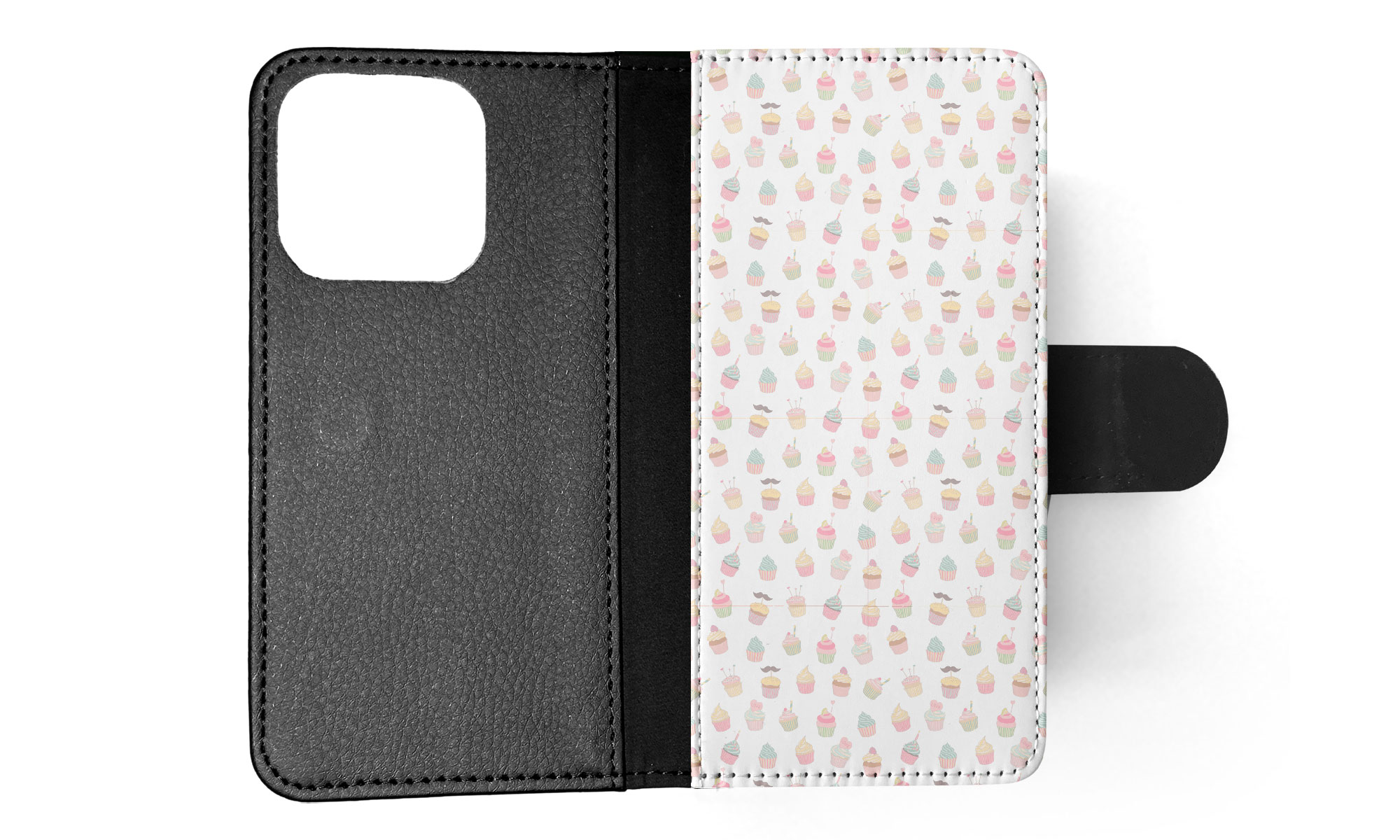 FLIP CASE FOR APPLE IPHONE|CUPCAKE PATTERN - Foto 34 di 193