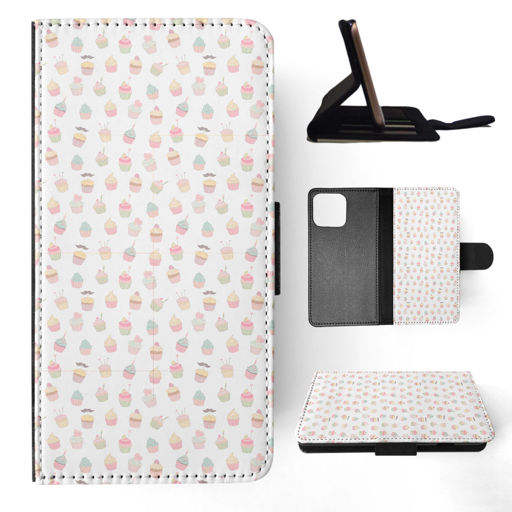 FLIP CASE FOR APPLE IPHONE|CUPCAKE PATTERN - Foto 26 di 193