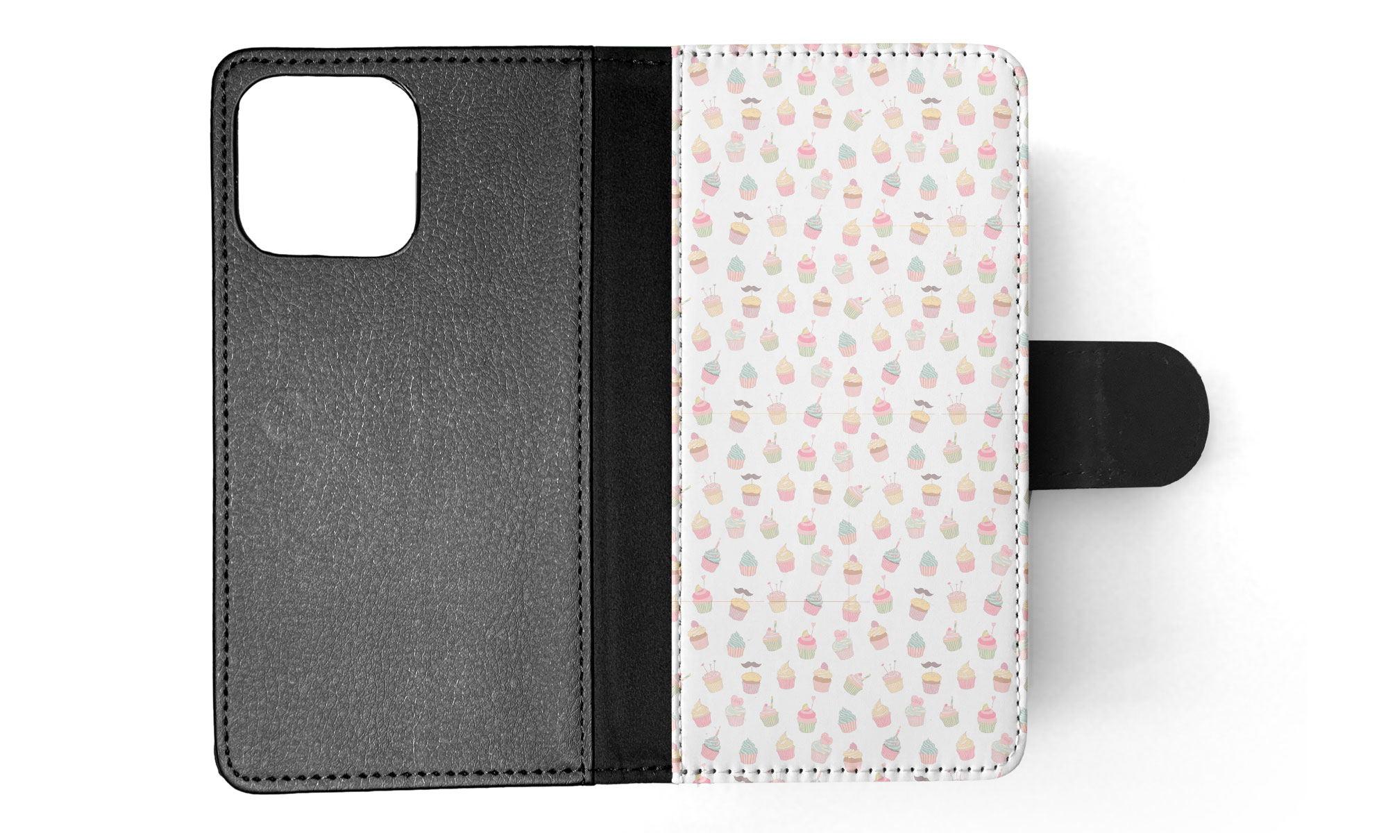 FLIP CASE FOR APPLE IPHONE|CUPCAKE PATTERN - Foto 29 di 193