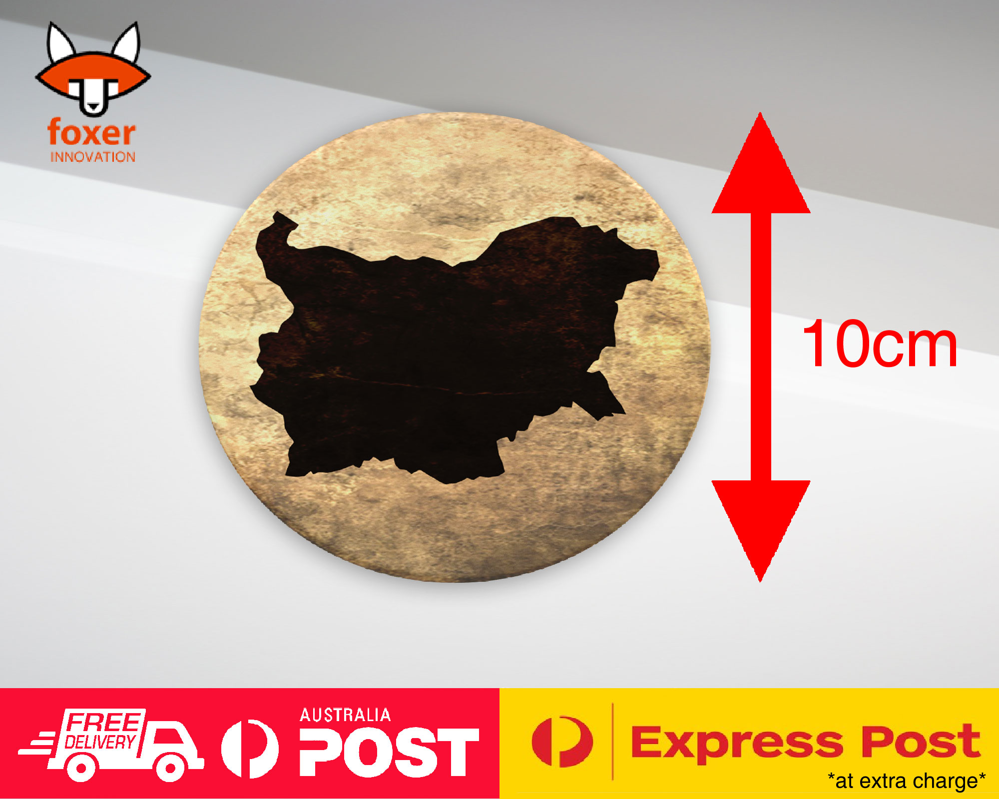 COASTER COFFEE DRINKING MAT|BULGARIA NATIONAL COUNTRY