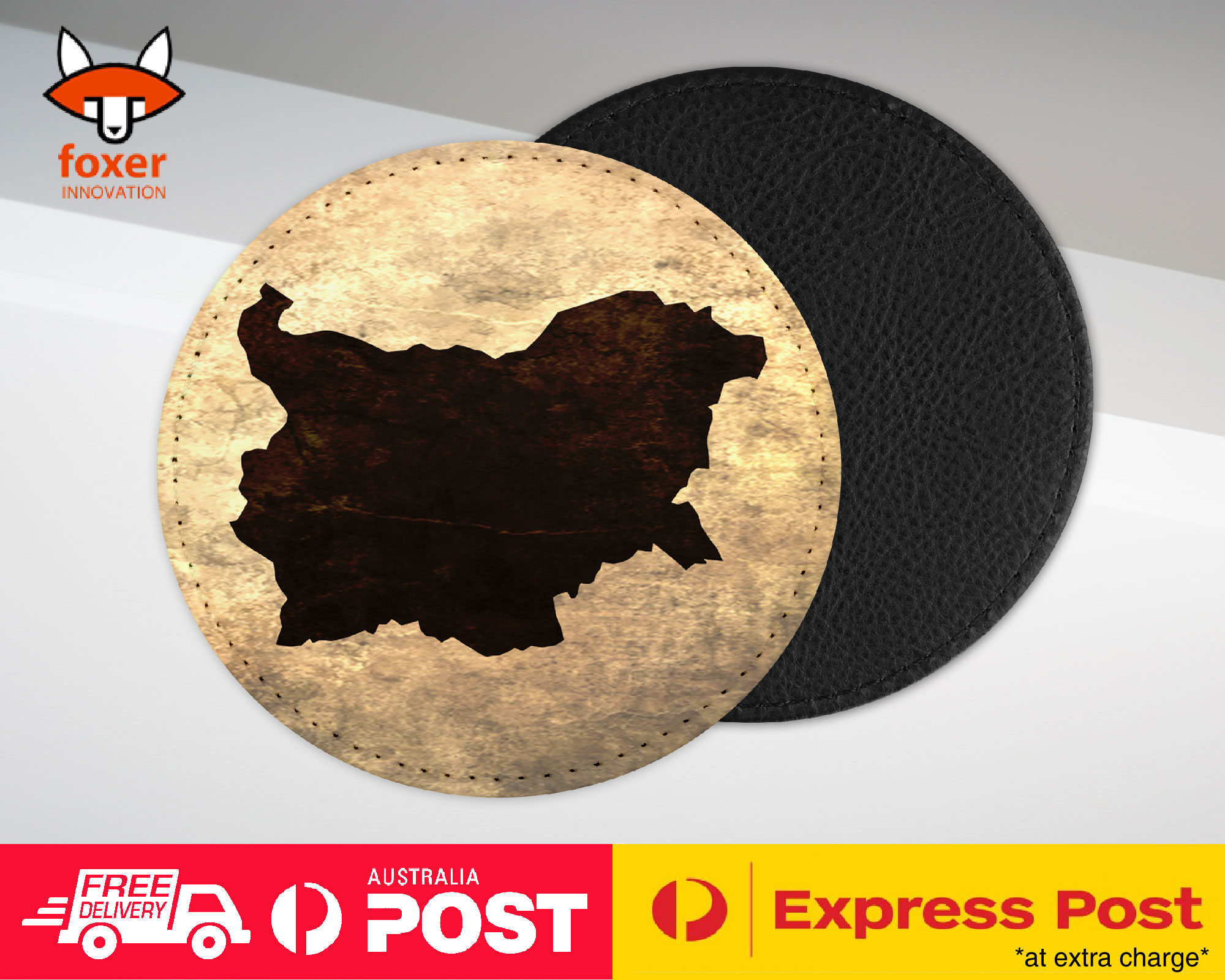 COASTER COFFEE DRINKING MAT|BULGARIA NATIONAL COUNTRY