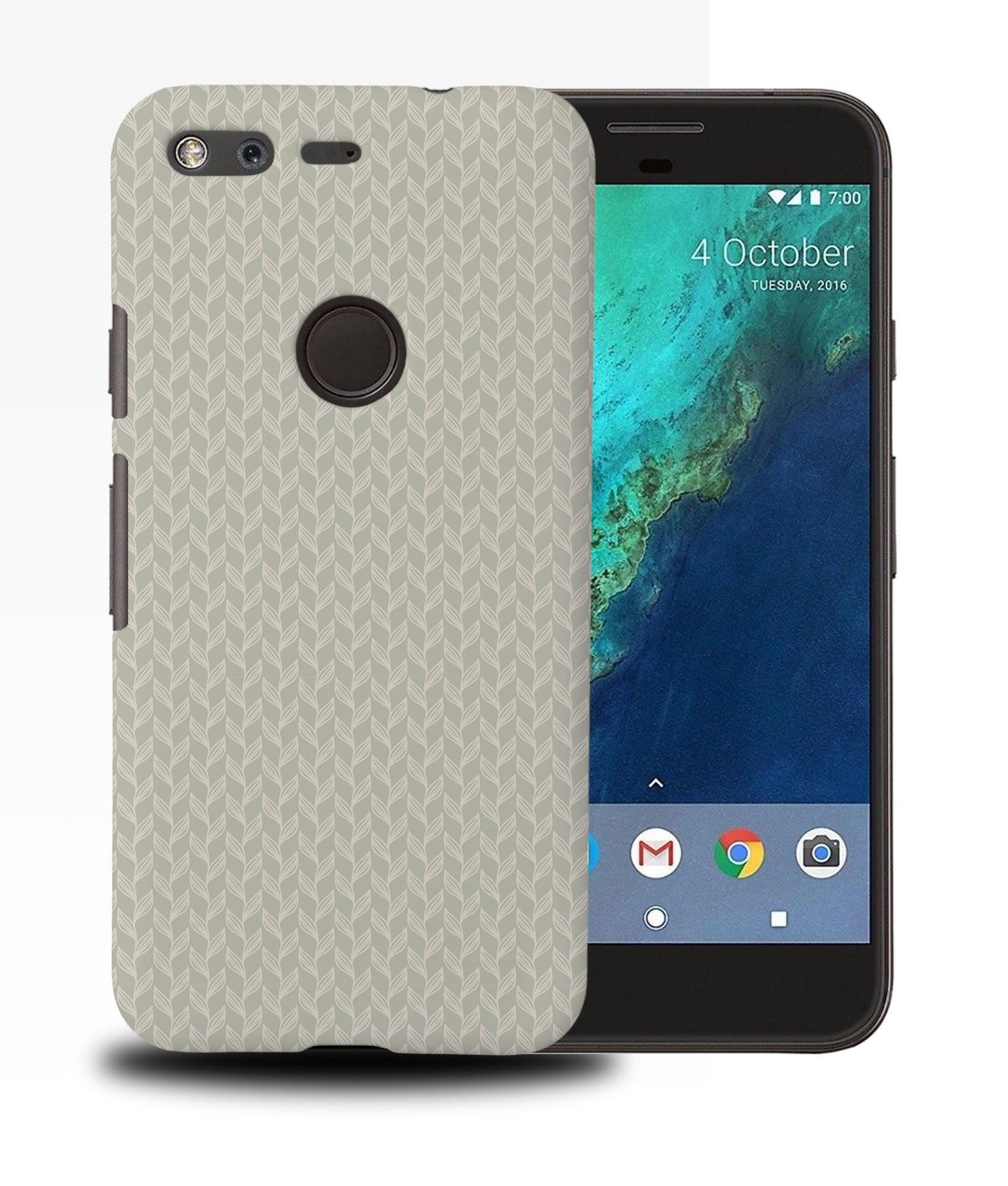 CASE COVER FOR GOOGLE PIXEL|FLORAL LEAVES PATTERN - 第 11/11 張圖片