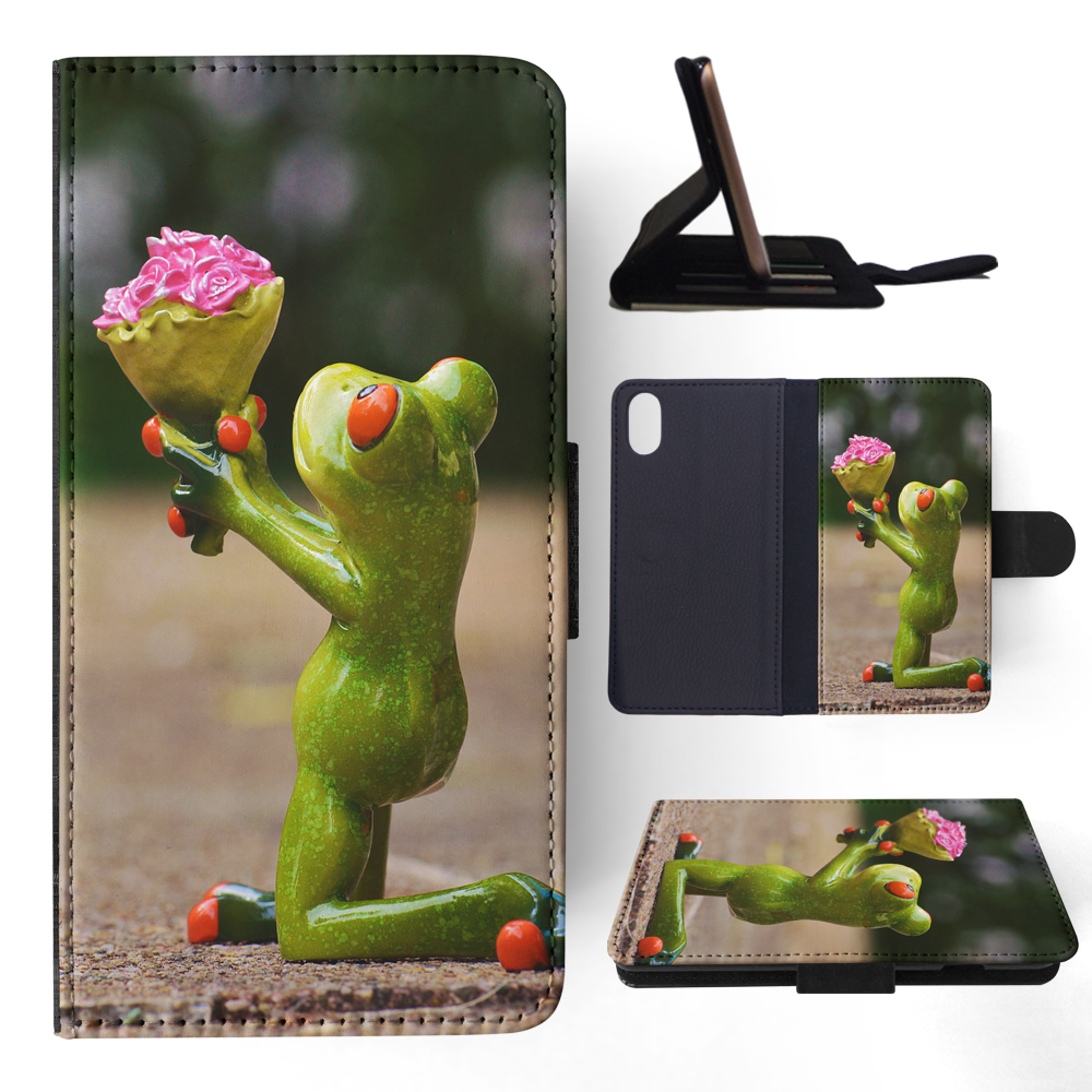 FLIP CASE FOR APPLE IPHONE|FUN CLASSIC CUTE FUNNY FROG #4 - Picture 114 of 193