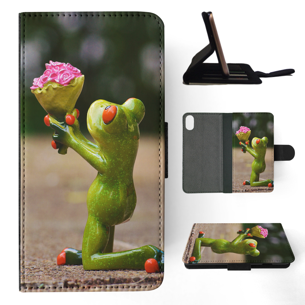 FLIP CASE FOR APPLE IPHONE|FUN CLASSIC CUTE FUNNY FROG #4 - Picture 119 of 193