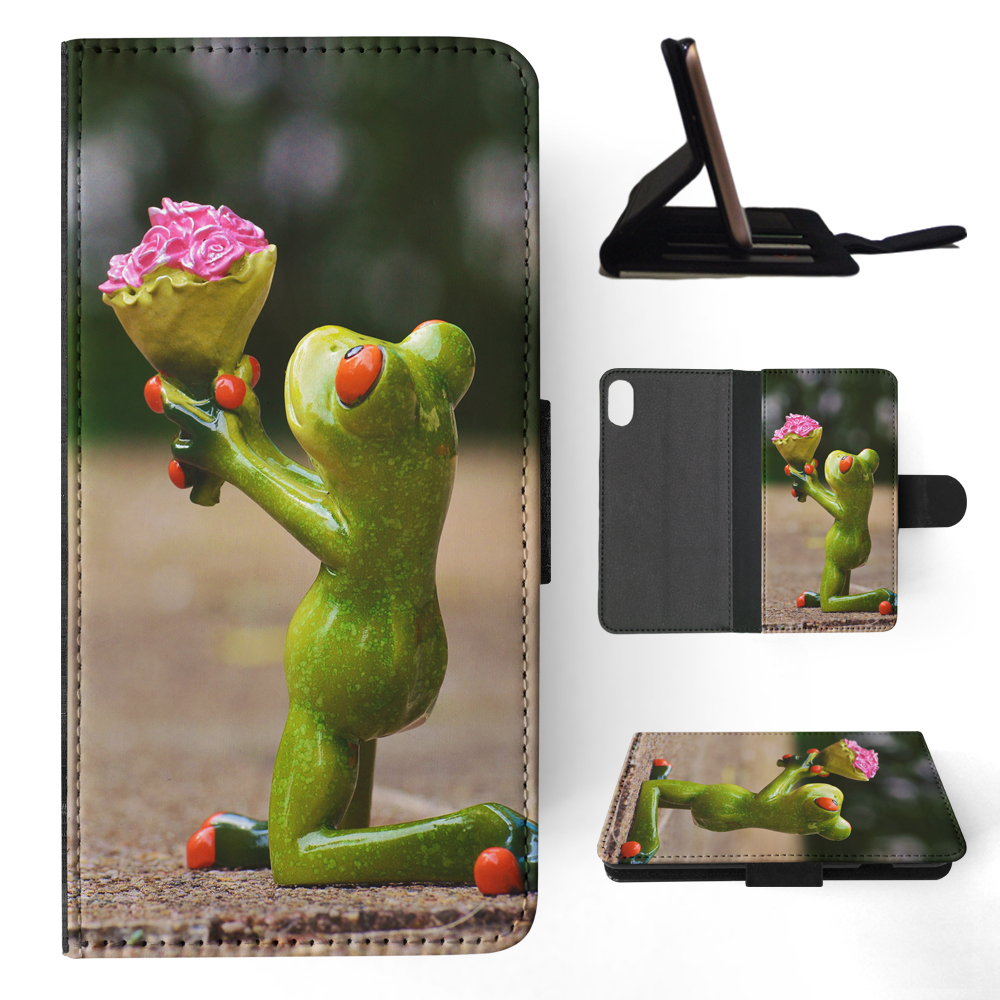 FLIP CASE FOR APPLE IPHONE|FUN CLASSIC CUTE FUNNY FROG #4 - Picture 109 of 193