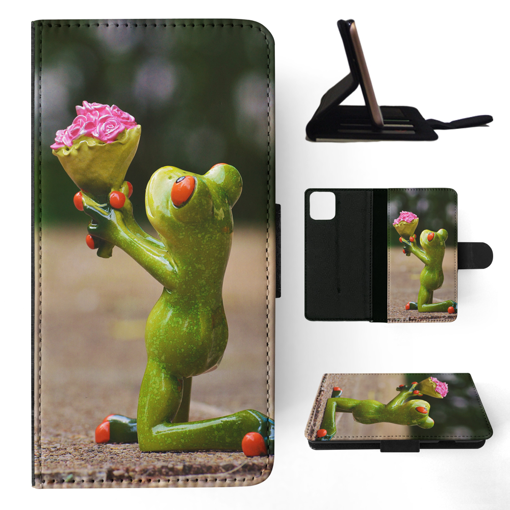 FLIP CASE FOR APPLE IPHONE|FUN CLASSIC CUTE FUNNY FROG #4 - Picture 99 of 193