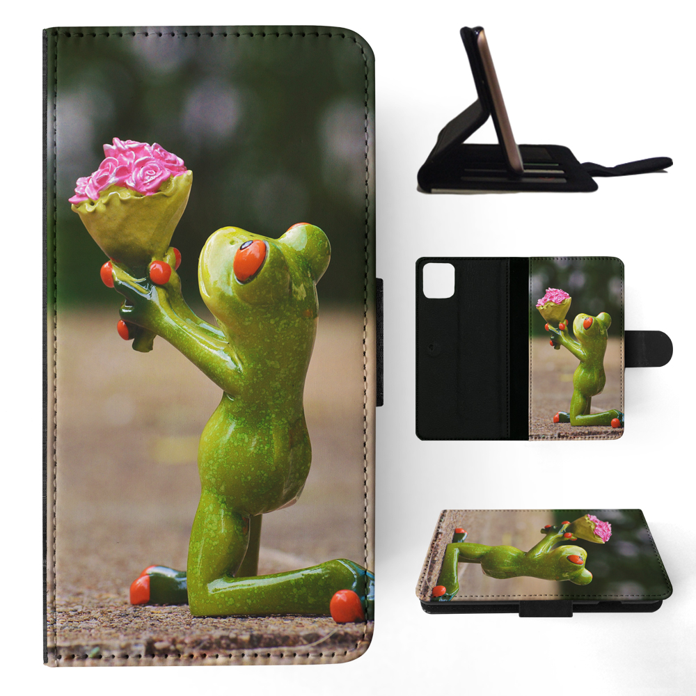 FLIP CASE FOR APPLE IPHONE|FUN CLASSIC CUTE FUNNY FROG #4 - Picture 94 of 193