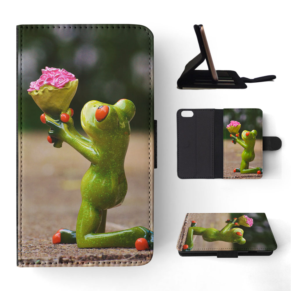 FLIP CASE FOR APPLE IPHONE|FUN CLASSIC CUTE FUNNY FROG #4 - Picture 169 of 193