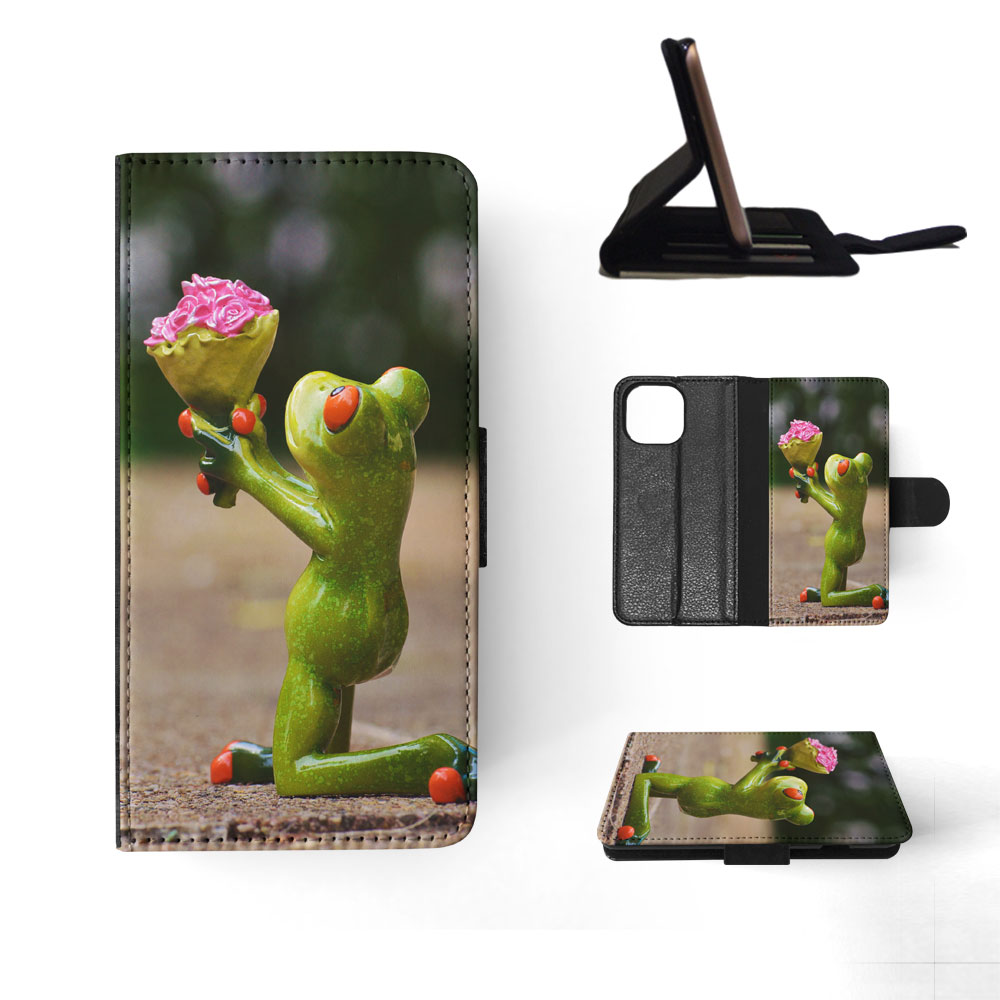 FLIP CASE FOR APPLE IPHONE|FUN CLASSIC CUTE FUNNY FROG #4 - Picture 81 of 193
