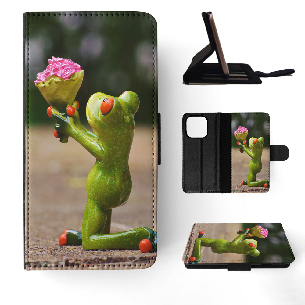 FLIP CASE FOR APPLE IPHONE|FUN CLASSIC CUTE FUNNY FROG #4 - Picture 51 of 193