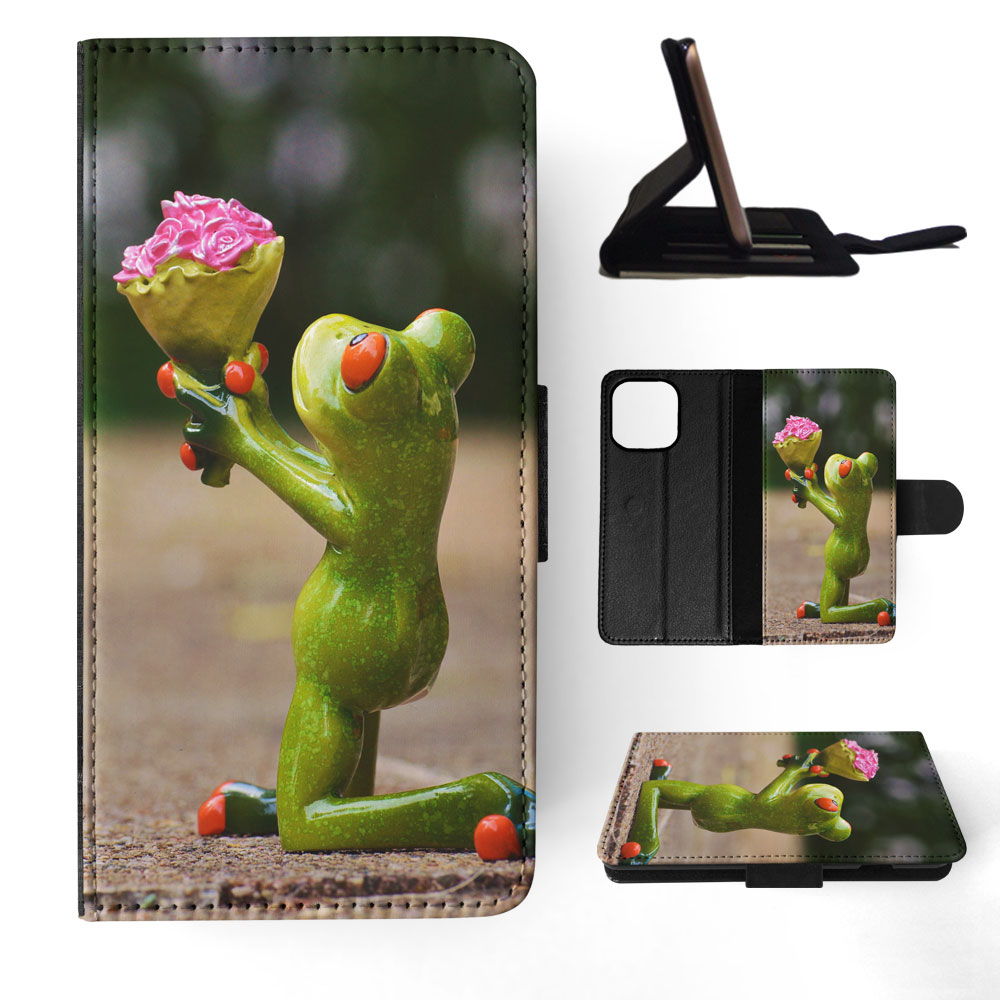 FLIP CASE FOR APPLE IPHONE|FUN CLASSIC CUTE FUNNY FROG #4 - Picture 46 of 193