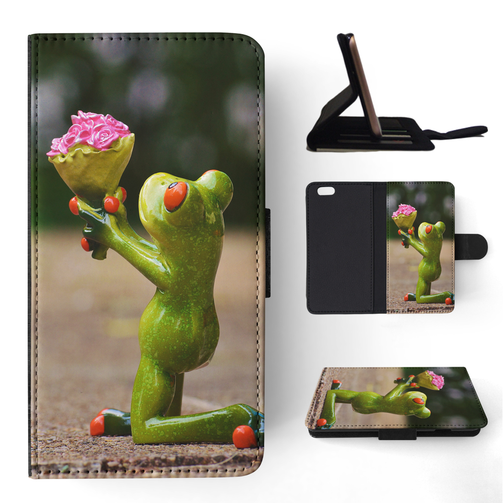 FLIP CASE FOR APPLE IPHONE|FUN CLASSIC CUTE FUNNY FROG #4 - Picture 159 of 193