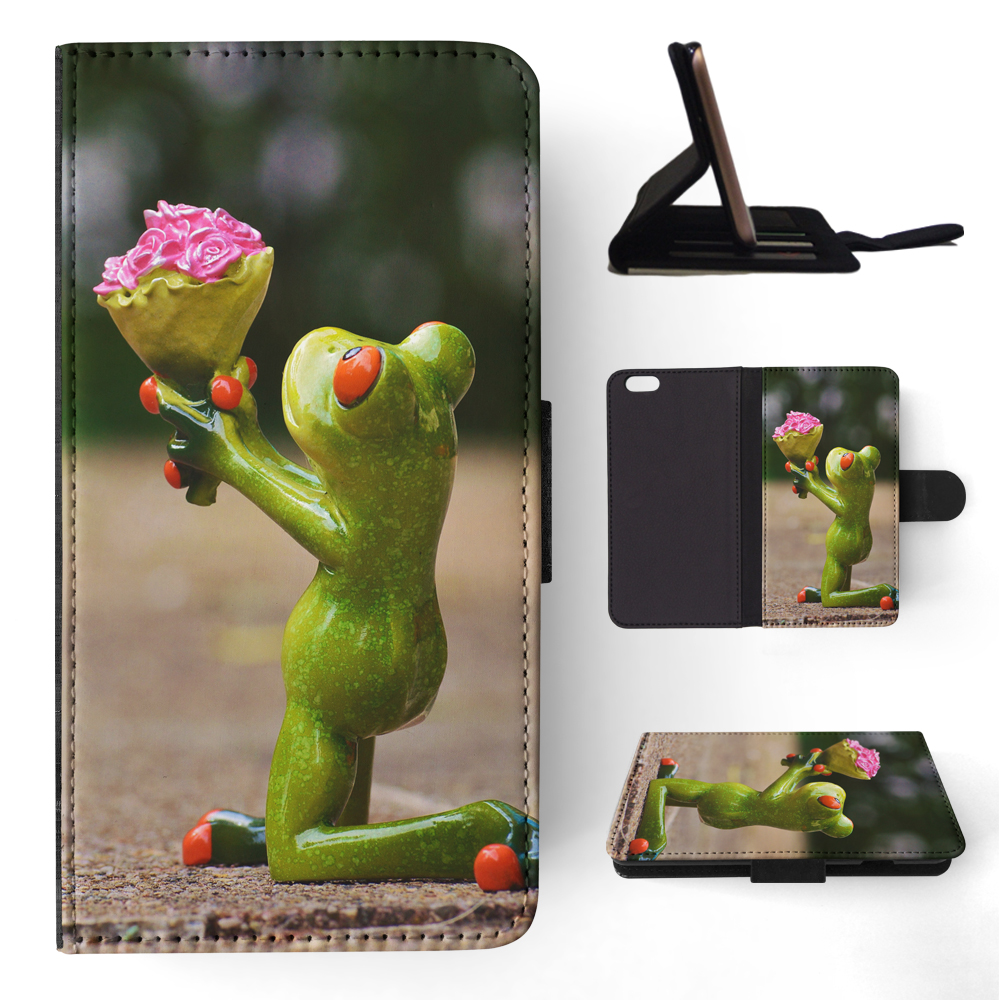 FLIP CASE FOR APPLE IPHONE|FUN CLASSIC CUTE FUNNY FROG #4 - Picture 149 of 193