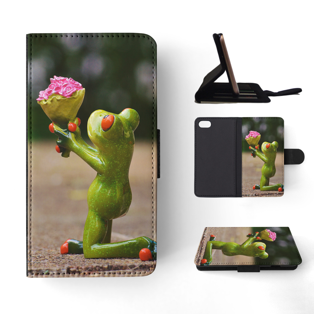 FLIP CASE FOR APPLE IPHONE|FUN CLASSIC CUTE FUNNY FROG #4 - Picture 134 of 193