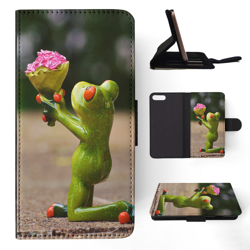 FLIP CASE FOR APPLE IPHONE|FUN CLASSIC CUTE FUNNY FROG #4 - Picture 129 of 193