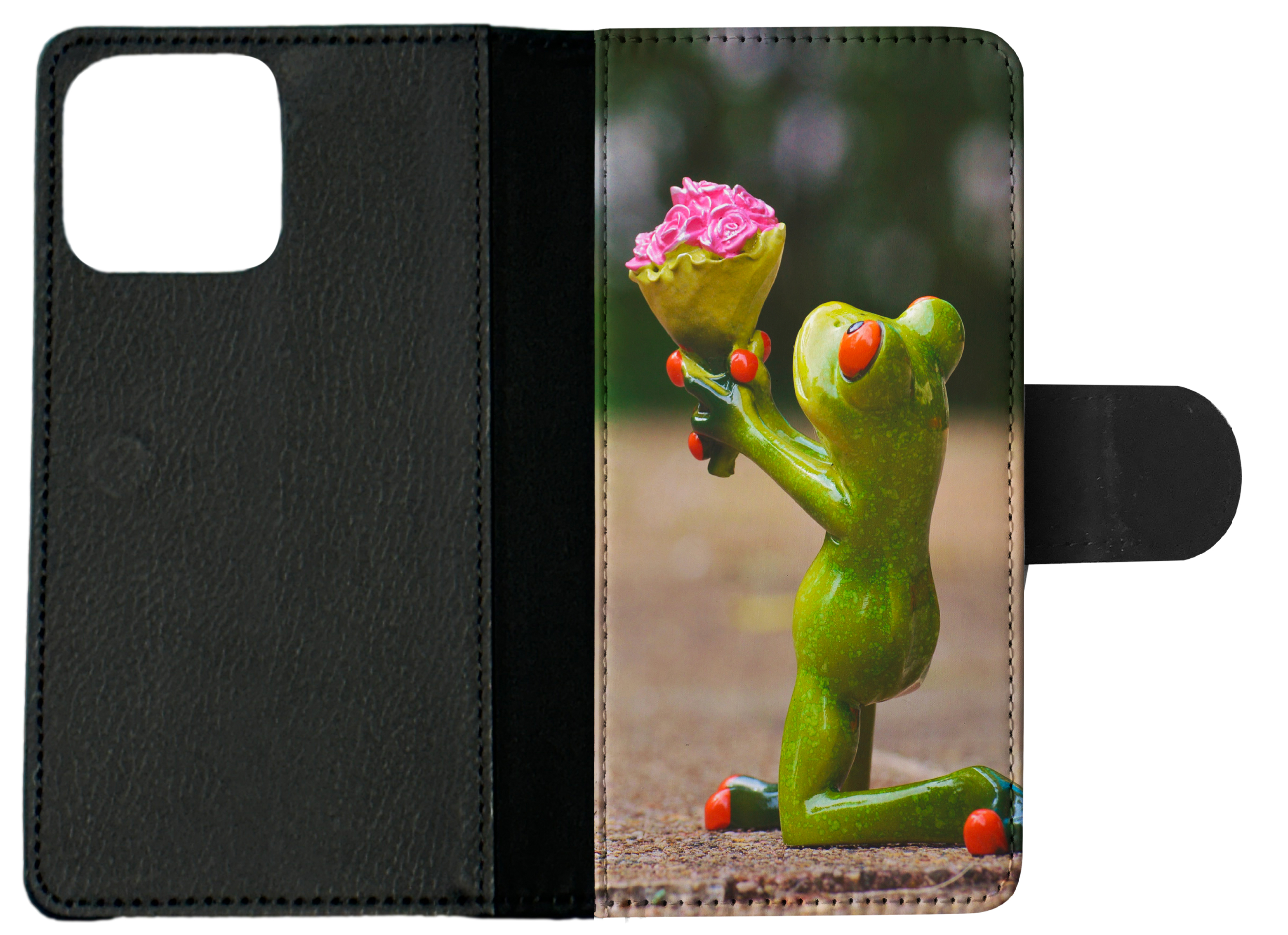 FLIP CASE FOR APPLE IPHONE|FUN CLASSIC CUTE FUNNY FROG #4 - Picture 9 of 193