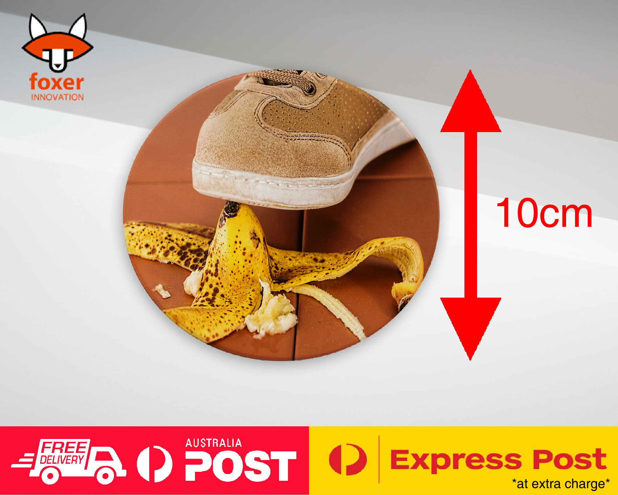COASTER COFFEE DRINKING MAT|FUNNY BANANA SLIP