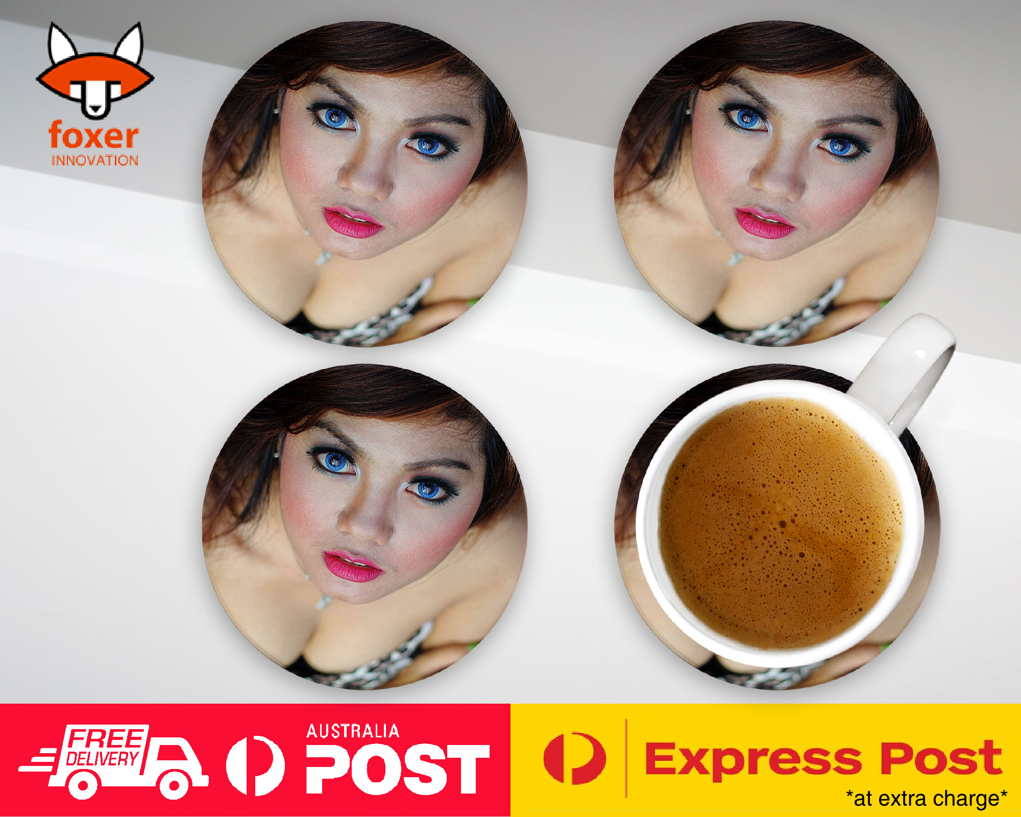 COASTER COFFEE DRINKING MAT|SEXY GIRL