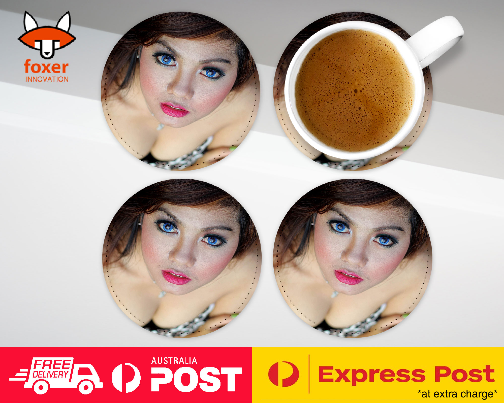 COASTER COFFEE DRINKING MAT|SEXY GIRL