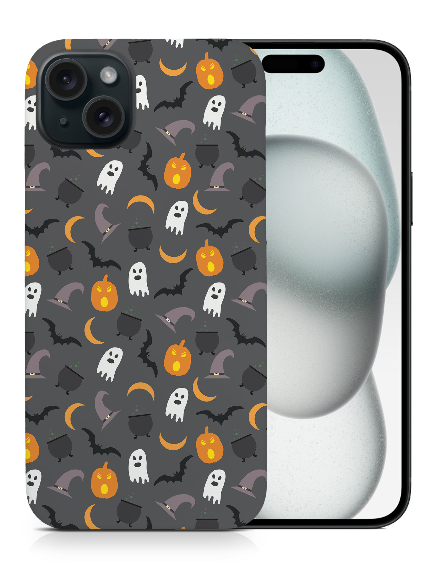 FUNDA FUNDA PARA APPLE IPHONE|HALLOWEEN PATRÓN FANTASMAS CALABAZA - Imagen 8 de 44