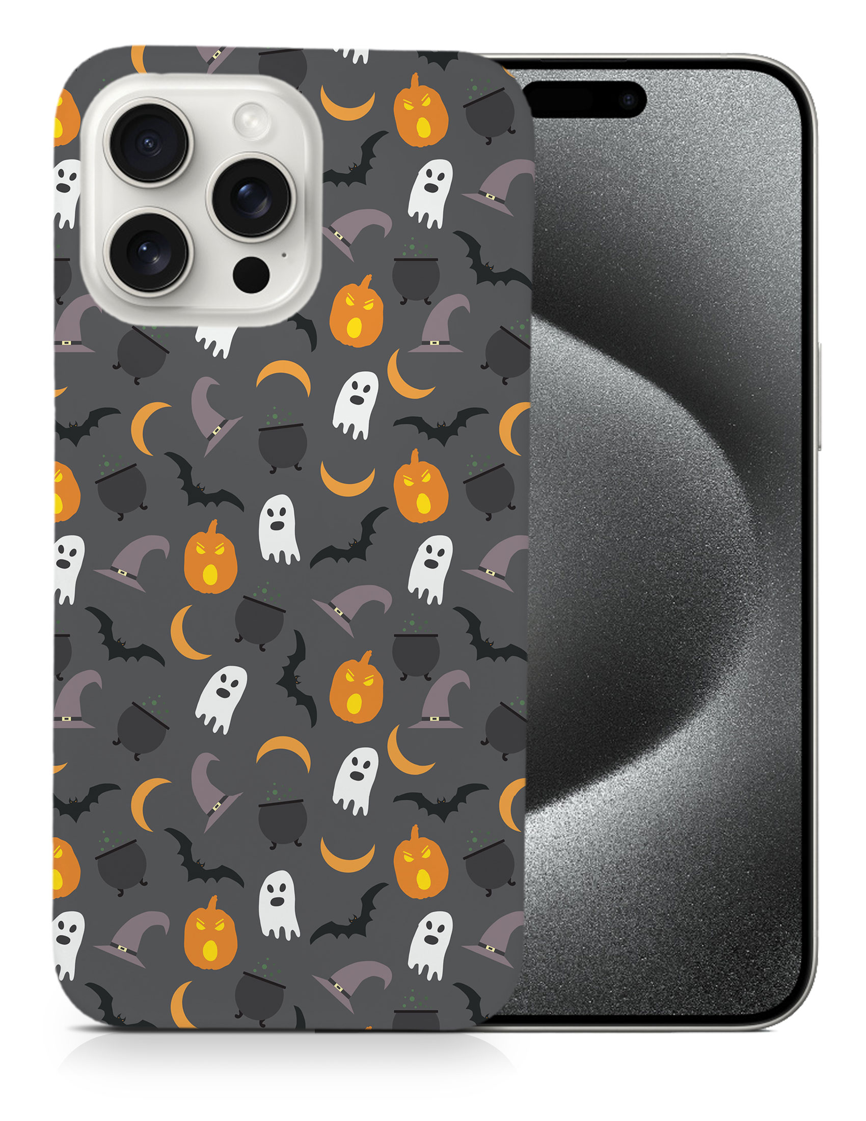 FUNDA FUNDA PARA APPLE IPHONE|HALLOWEEN PATRÓN FANTASMAS CALABAZA - Imagen 6 de 44