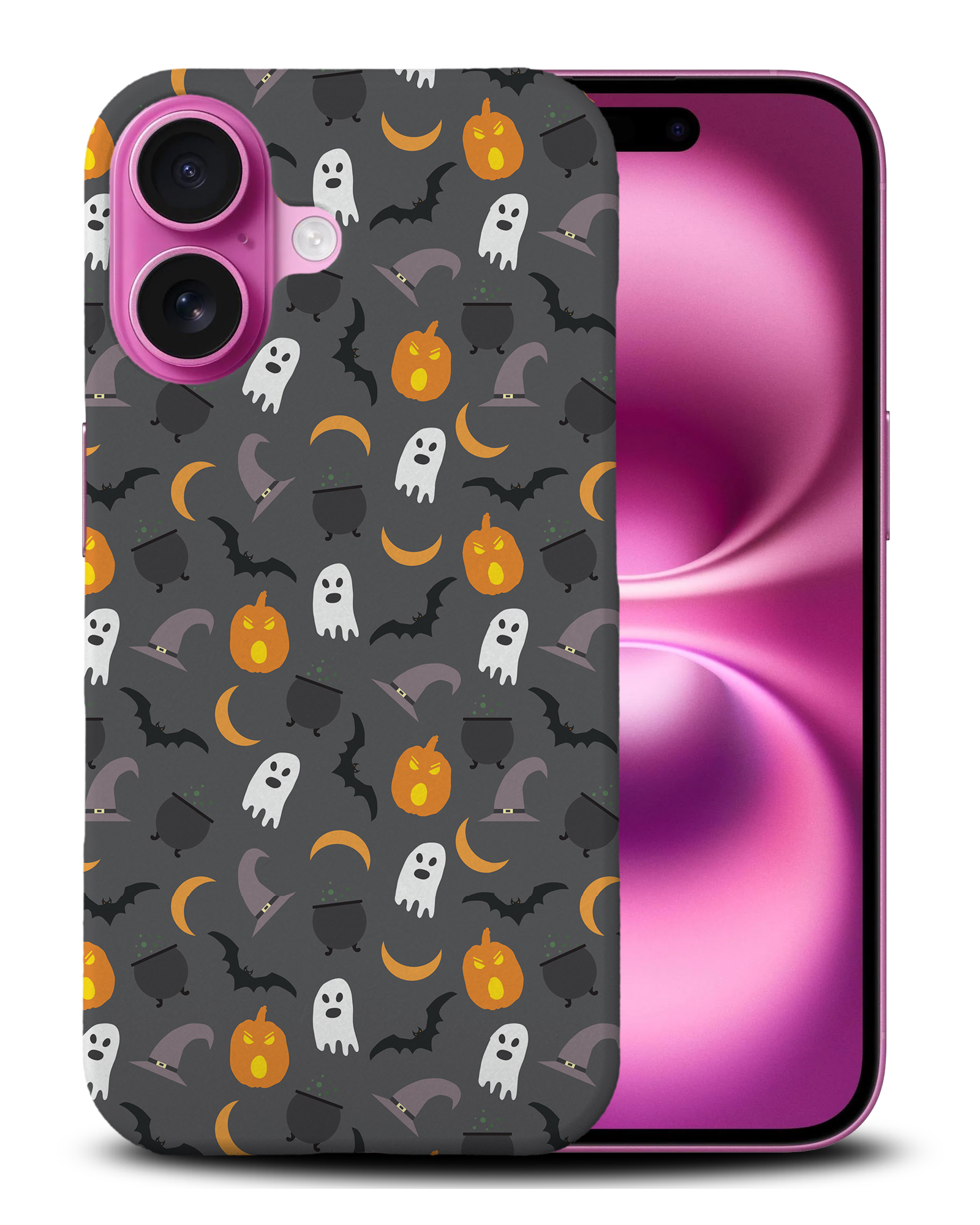 FUNDA FUNDA PARA APPLE IPHONE|HALLOWEEN PATRÓN FANTASMAS CALABAZA - Imagen 5 de 44