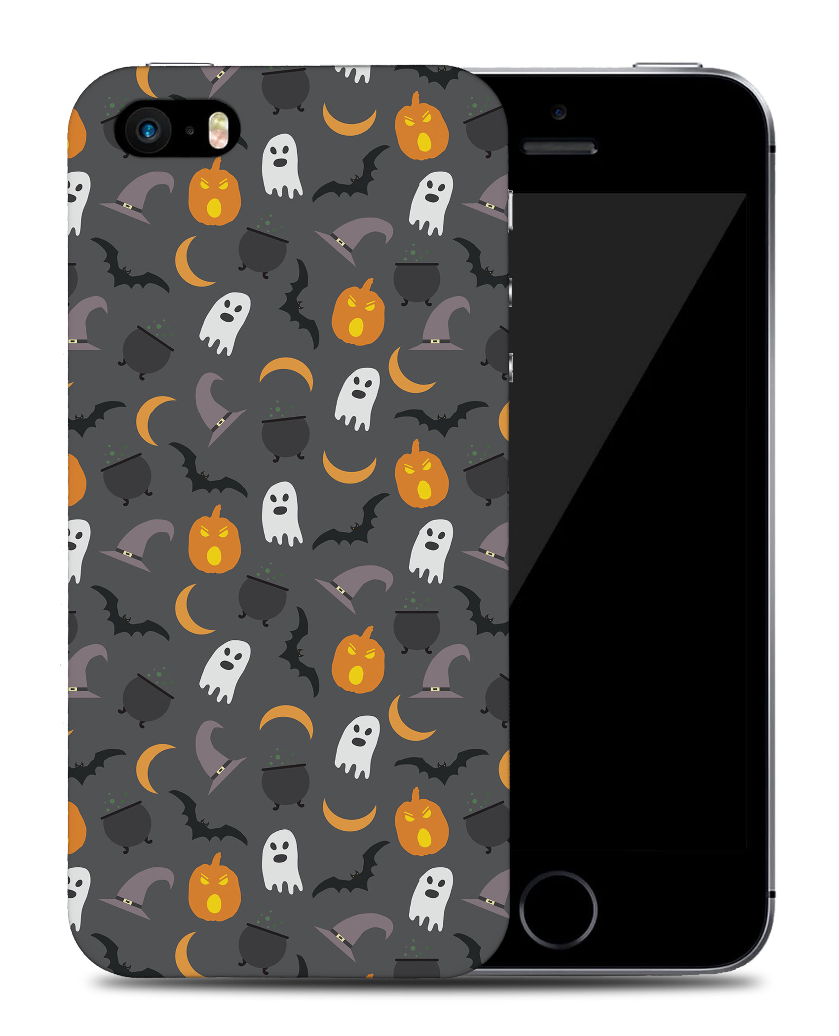 FUNDA FUNDA PARA APPLE IPHONE|HALLOWEEN PATRÓN FANTASMAS CALABAZA - Imagen 38 de 44