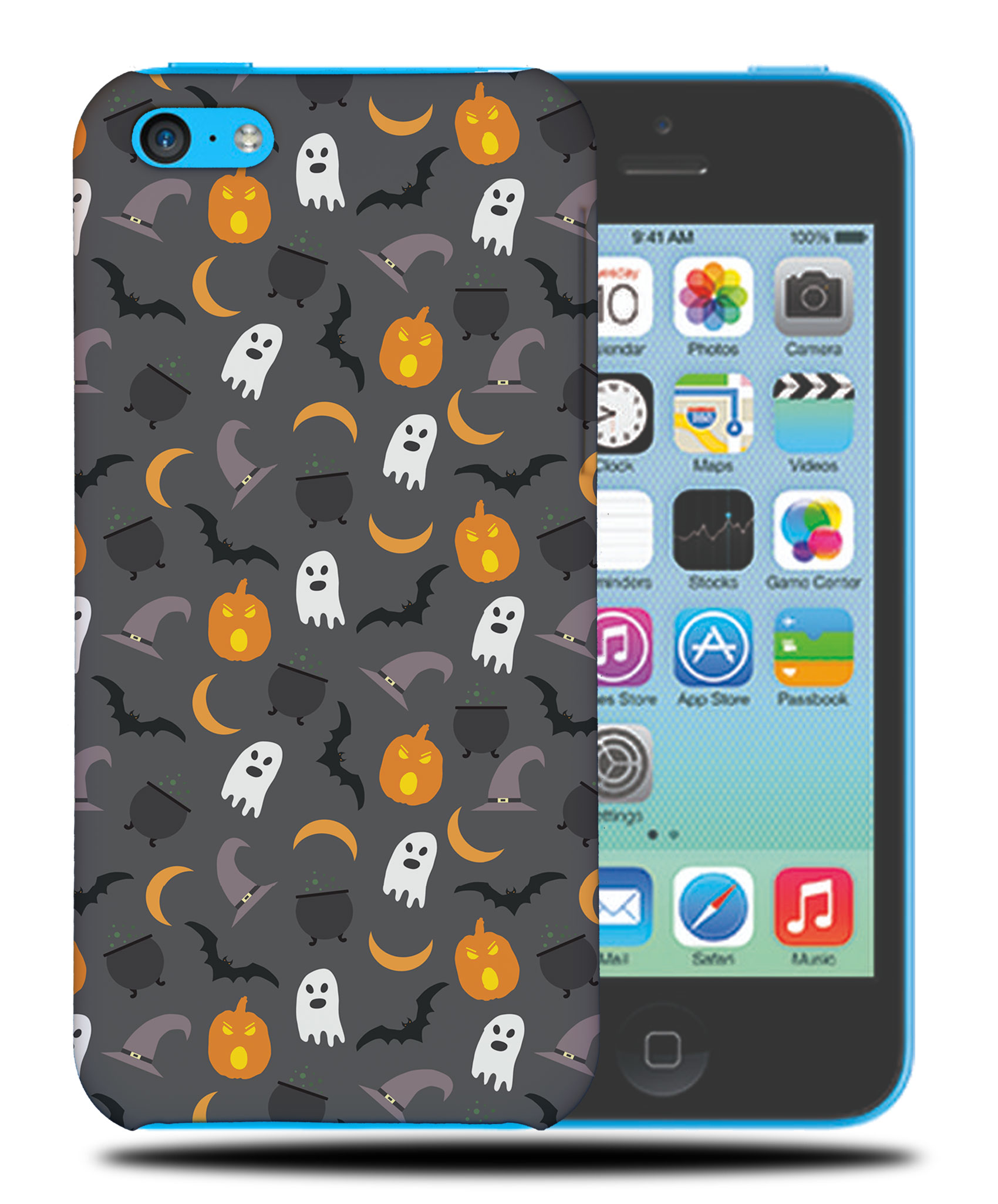 FUNDA FUNDA PARA APPLE IPHONE|HALLOWEEN PATRÓN FANTASMAS CALABAZA - Imagen 37 de 44
