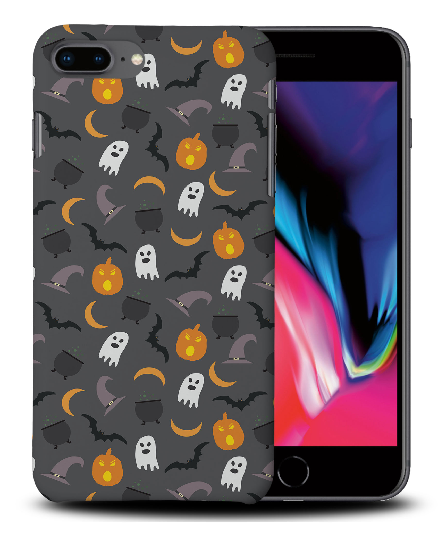 FUNDA FUNDA PARA APPLE IPHONE|HALLOWEEN PATRÓN FANTASMAS CALABAZA - Imagen 29 de 44