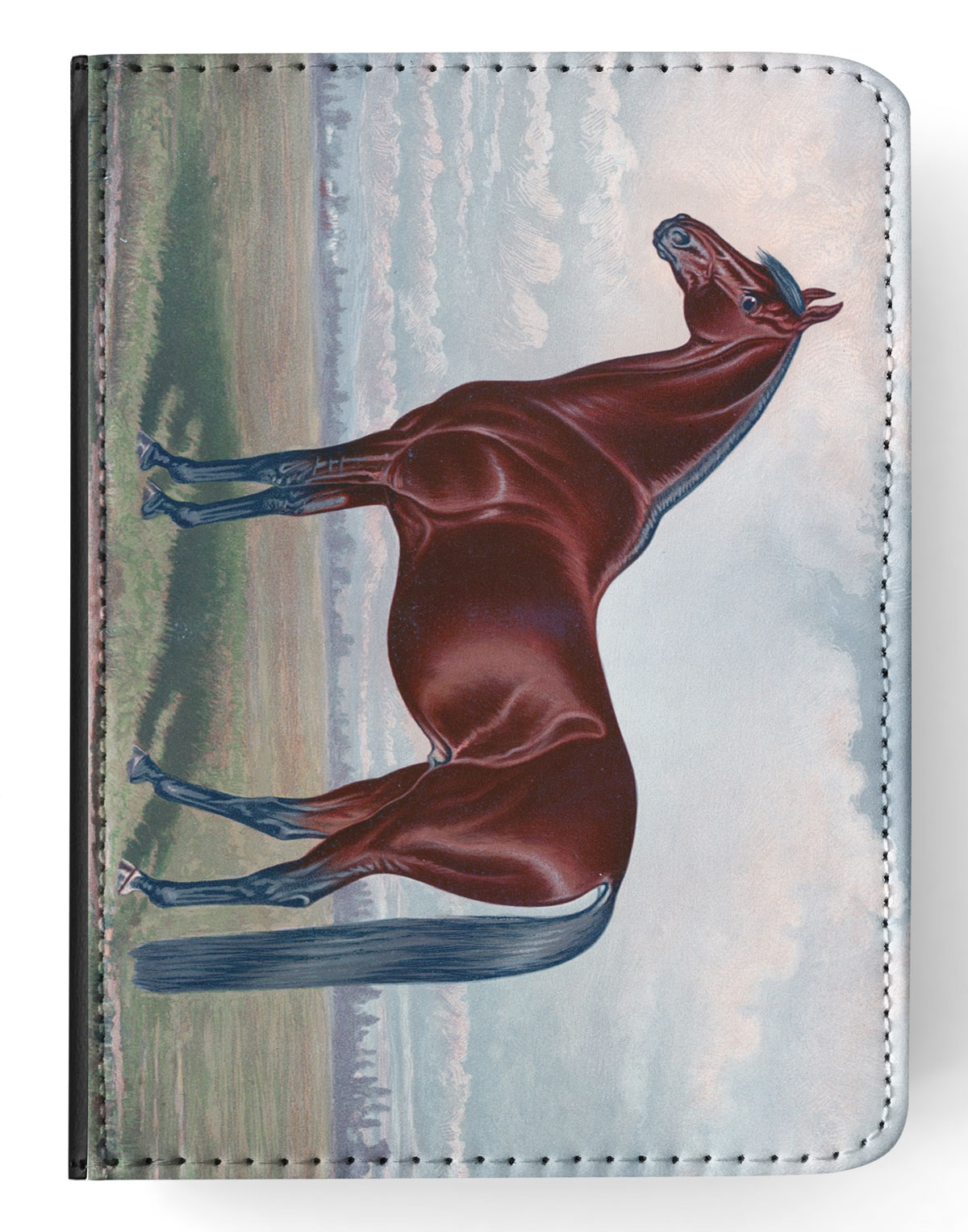 CASE COVER FOR APPLE IPAD|FUN CLASSIC BROWN HORSE - Picture 12 of 55