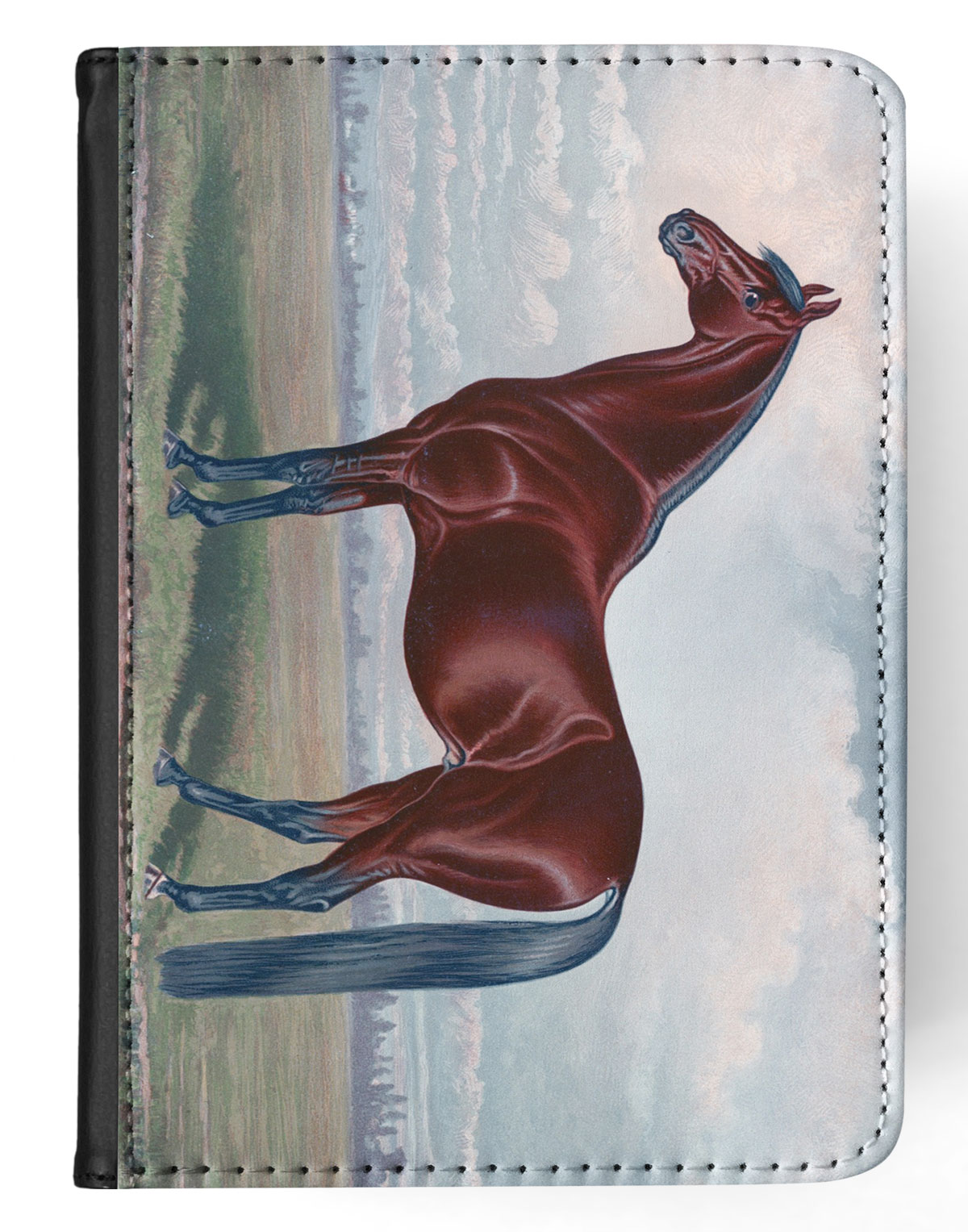 CASE COVER FOR APPLE IPAD|FUN CLASSIC BROWN HORSE - Picture 37 of 55